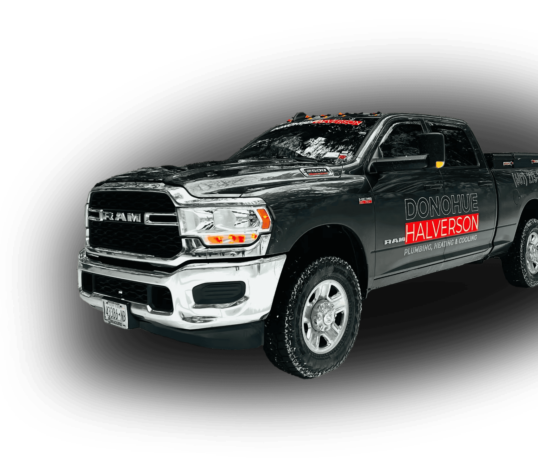 Estimate service truck for Donahue Halverson in Newfield, NY.